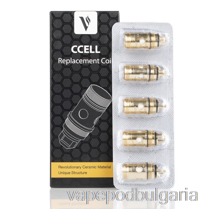 Vape Bulgaria Vaporesso Ccell керамични резервни бобини 0.6ohm Ss316l